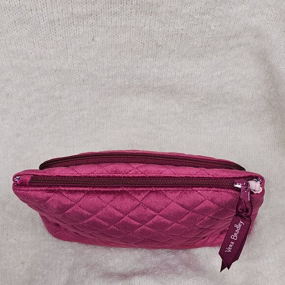 Vera Bradley Quilted Majestic Magenta Clutch Compact Organizer - Picture 4 of 6